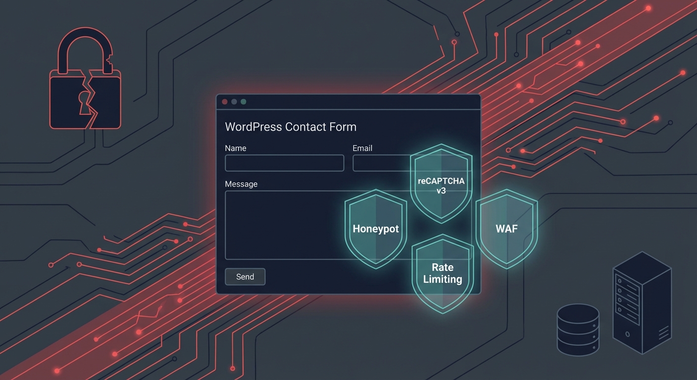 Contact Form Spam Is Not a Nuisance — It's a Site Health Problem