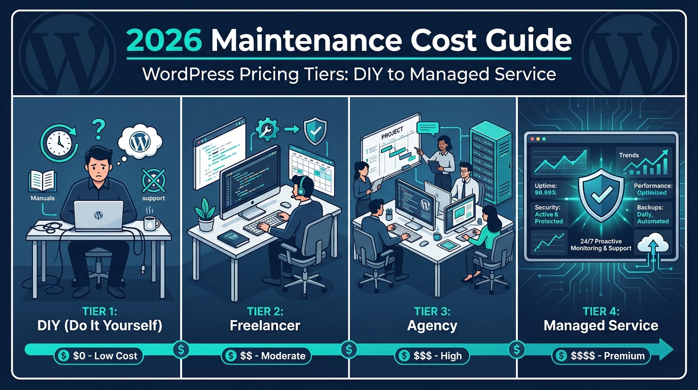 WordPress Maintenance Cost in 2026: What's Fair and What to Watch Out For