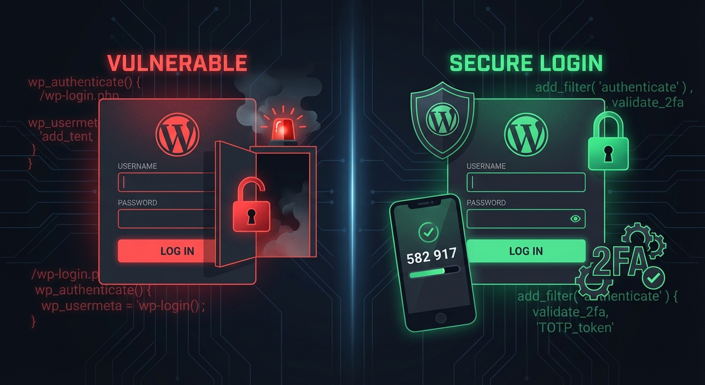 Your WordPress Login Is an Unlocked Door — Here's How to Actually Fix It